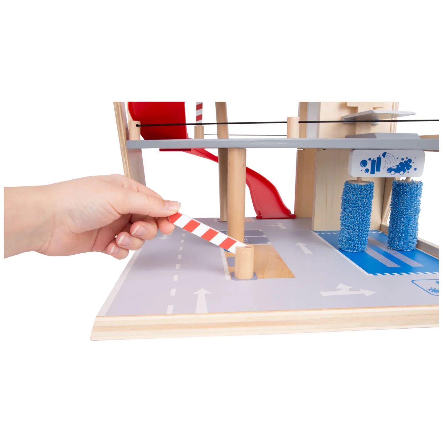 Small Foot - Houten Garage met Wasstraat