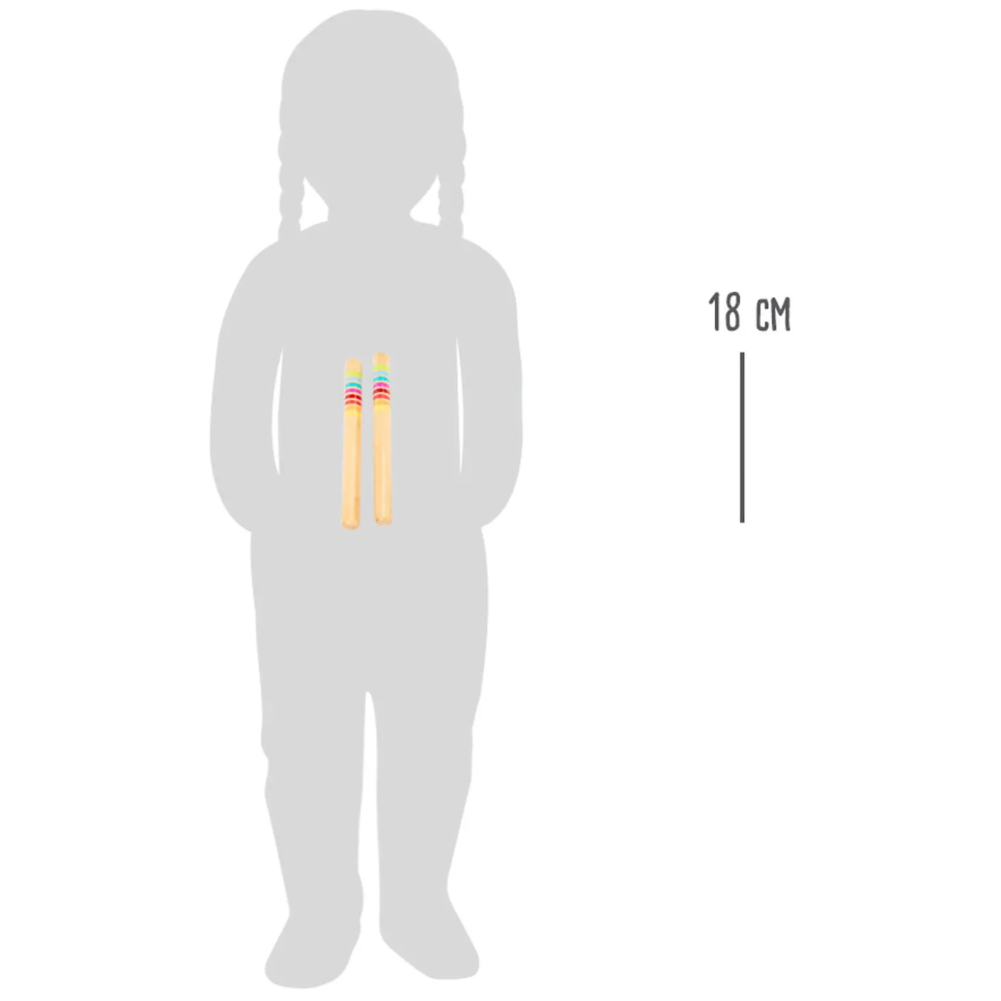 Small Foot - Houten Gekleurde Drumstokken