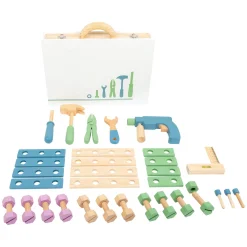 Small Foot - Houten Gereedschapskoffer Nordic, 43dlg.