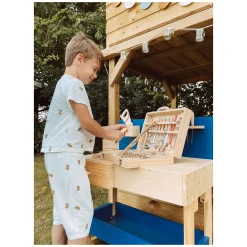 Small Foot - Houten Gereedschapskist Deluxe met Gereedschap, 28dlg.