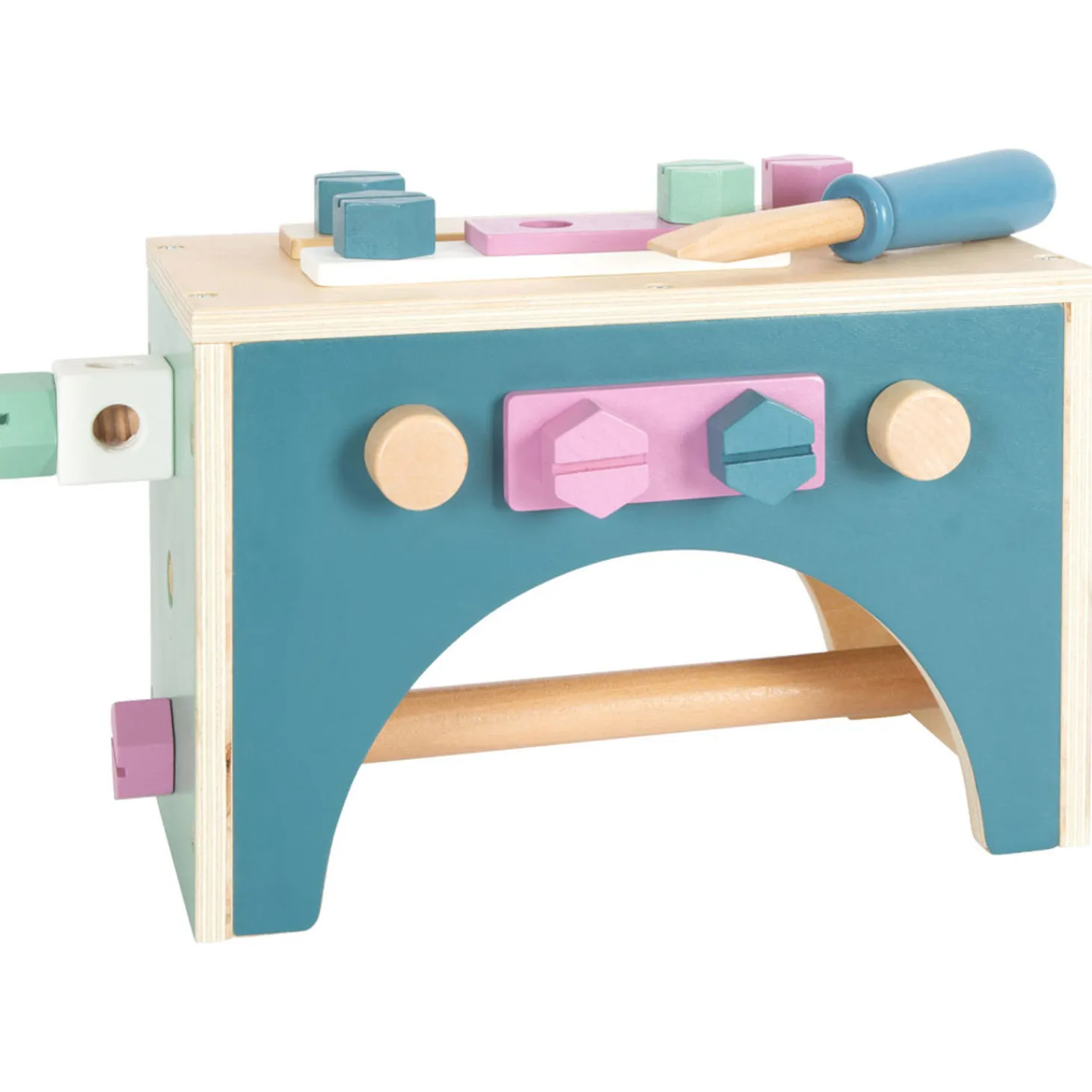 Small Foot - Houten Gereedschapskist Nordic 2in1, 28dlg.