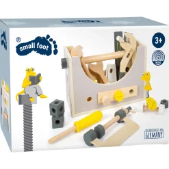 Small Foot  -  Houten Gereedschapskist 2in1, 28dlg.