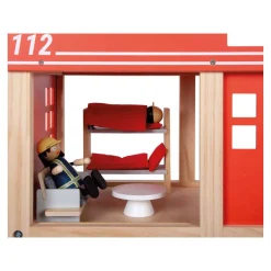 Small Foot - Houten Grote Brandweerkazerne met Accessoires