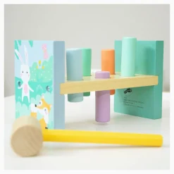 Small Foot - Houten Hamerbank Pastel, 8dlg.