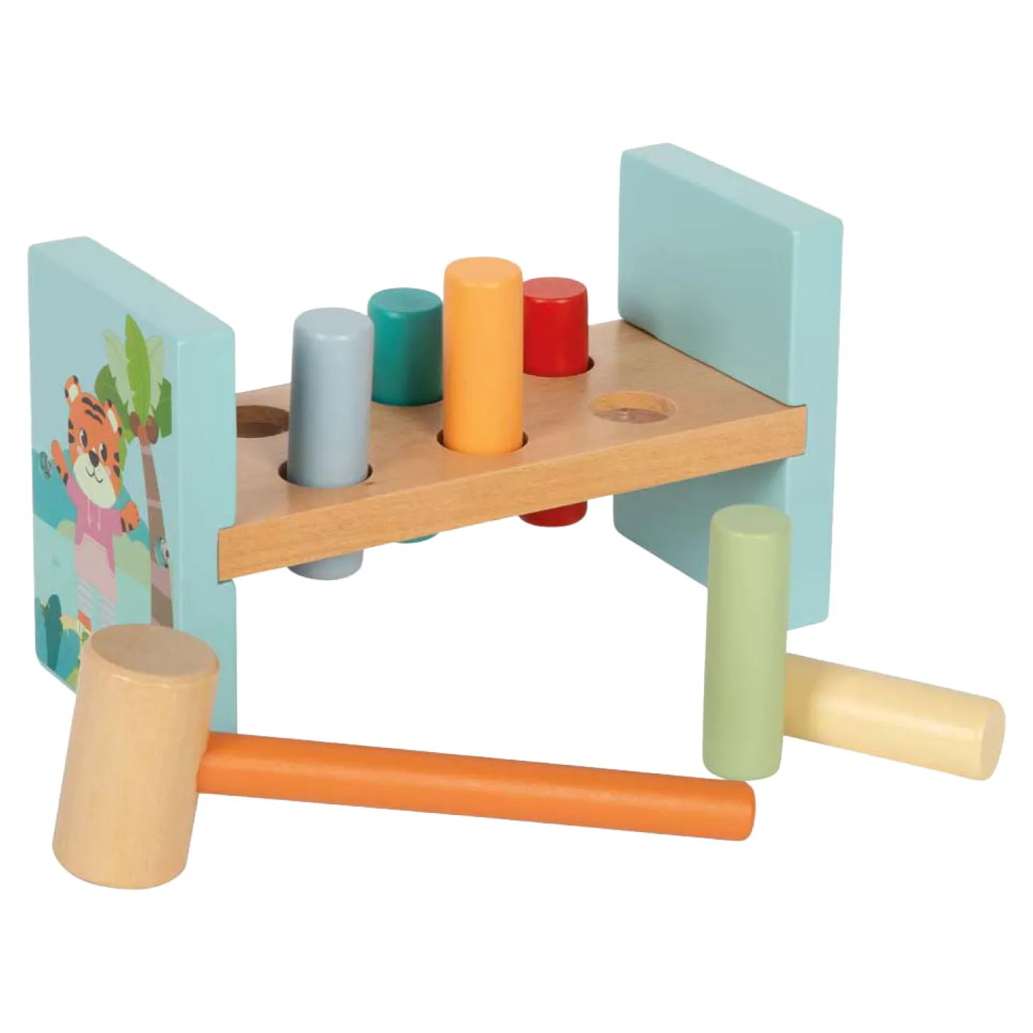 Small Foot - Houten Hamerbank Jungle Friends FSC