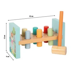 Small Foot - Houten Hamerbank Jungle Friends FSC