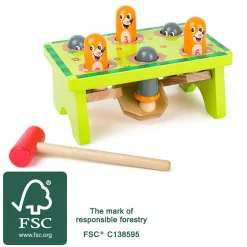 Small Foot - Houten Hamerbank Mollen