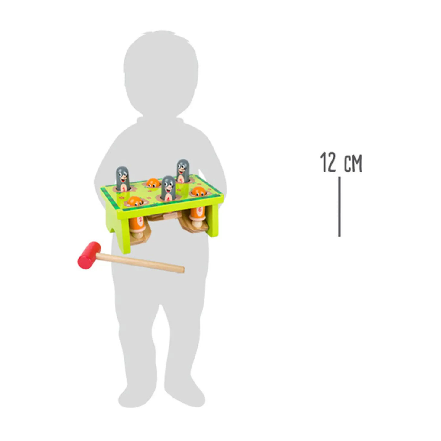 Small Foot - Houten Hamerbank Mollen