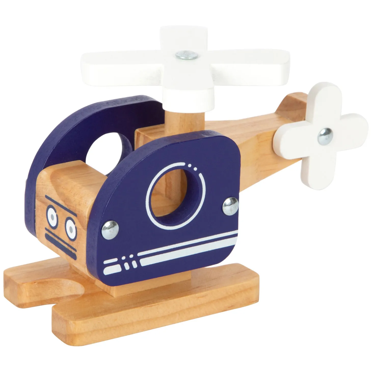 Small Foot - Houten Helikopter Blauw