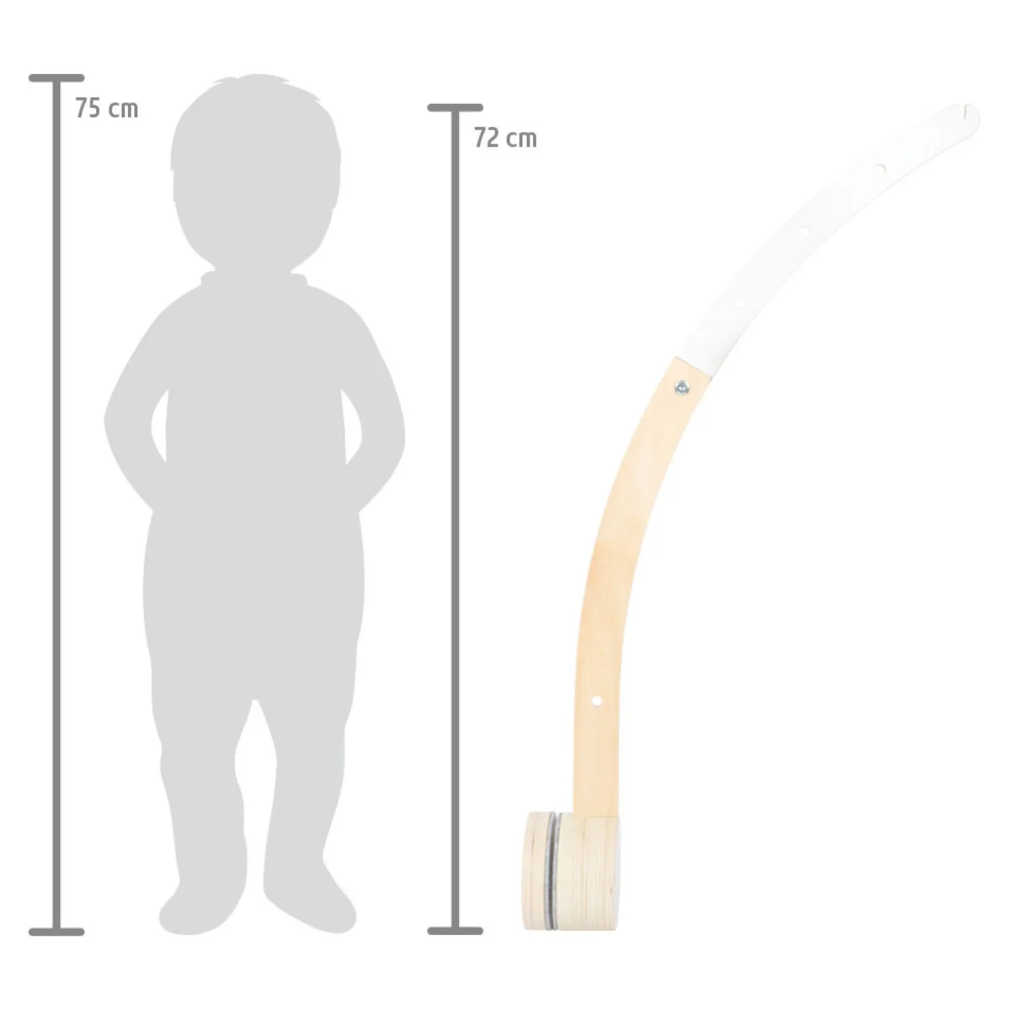 Small Foot - Houten Houder Baby Mobiel Zeekust