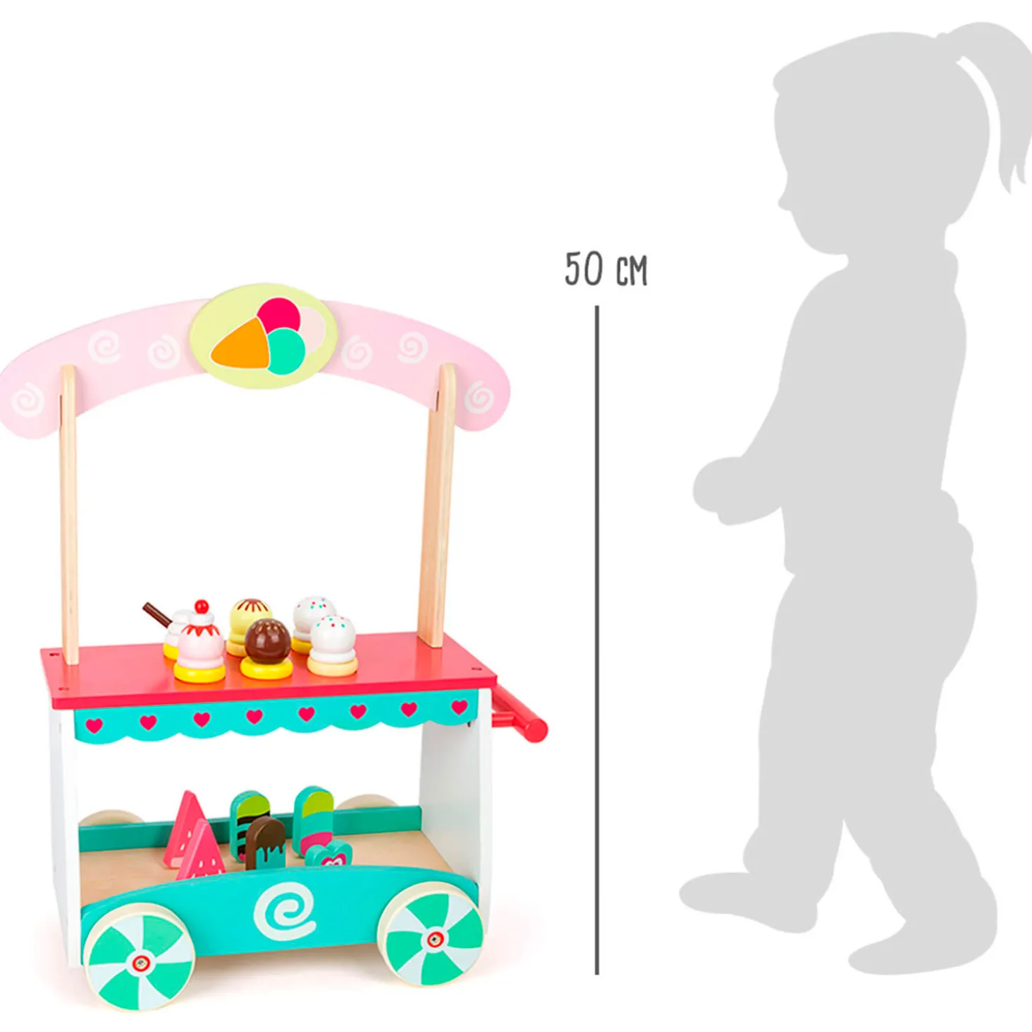 Small Foot - Houten IJscokar met Accessoires