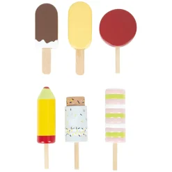 Small Foot - Houten Ijsjes Fresh met Standaard, 7dlg.