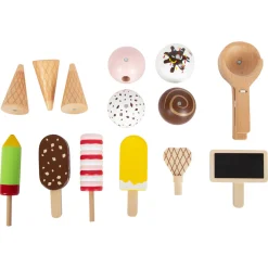 Small Foot  -  Houten Ijsjes met Houder, 15dlg.