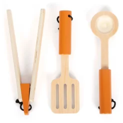 Small Foot - Houten Industriele Keuken met Keukeneiland, 18dlg.