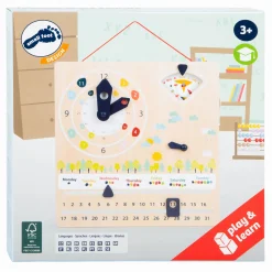 Small Foot - Houten Kalenderklok Seizoenen (Duitstalig)