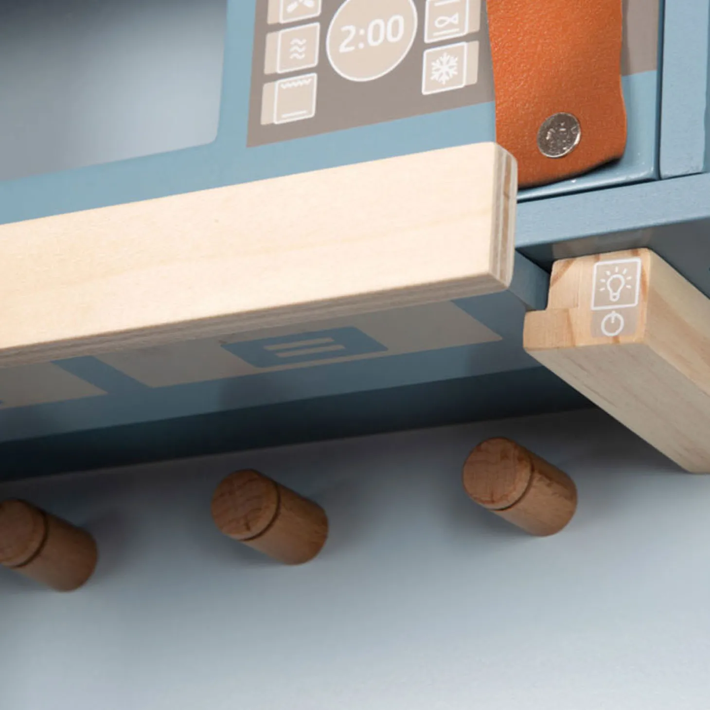 Small Foot - Houten Kinderkeuken Blauw, 7dlg.