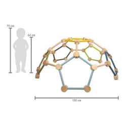 Small Foot - Houten Klimrek Geodome Adventure