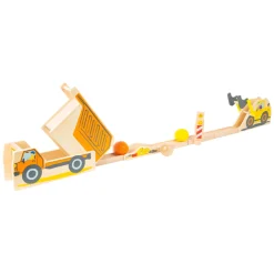 Small Foot - Houten Knikkerbaan Junior Bouwplaats, 10dlg.