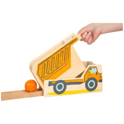 Small Foot - Houten Knikkerbaan Junior Bouwplaats, 10dlg.