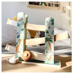 Small Foot - Houten Knikkerbaan Safari, 4dlg.