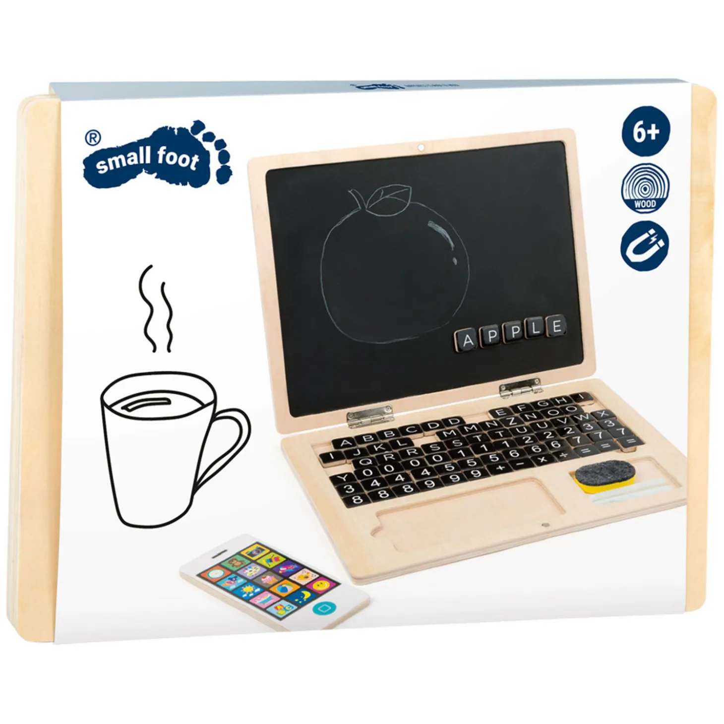 Small Foot - Houten Laptop met Magneetbord