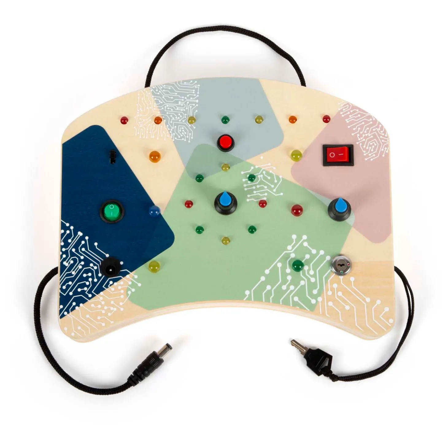 Small Foot - Houten LED Activiteitenbord met Licht en Schakelaars