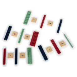 Small Foot - Houten Leerbox met Rekenstaven en Rekenblokjes Set