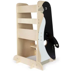 Small Foot - Houten Leertoren Penguin Wild Life, 92cm