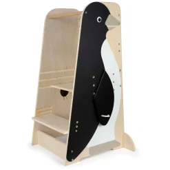 Small Foot - Houten Leertoren Penguin Wild Life, 92cm