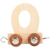 Small Foot - Houten Lettertrein - O - 12 stuks