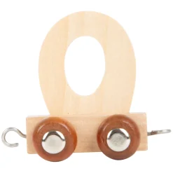 Small Foot - Houten Lettertrein - O - 12 stuks
