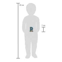 Small Foot - Houten Lettertrein Polar - D