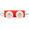 Small Foot - Houten Lettertrein Trailer Rood - 12 stuks