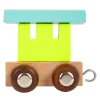 Small Foot - Houten Lettertrein Wagon Gekleurd - 12 stuks