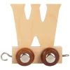 Small Foot - Houten Lettertrein - W - 12 stuks