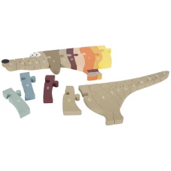 Small Foot - Houten Letter- en Vormenpuzzel Hond, 26st.