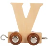 Small Foot - Houten Lettertrein - V - 12 stuks