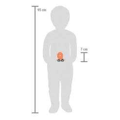 Small Foot - Houten Lettertrein Polar - Q