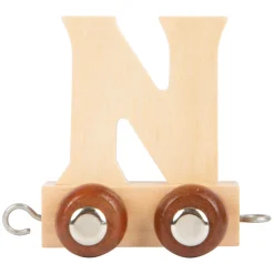 Small Foot - Houten Lettertrein - N - 12 stuks