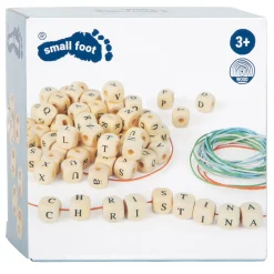 Small Foot - Houten Letterkralen Kettingen Maken, 300 Kralen