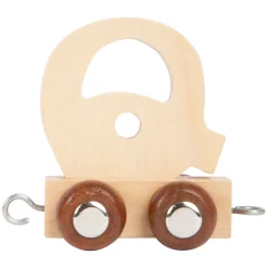 Small Foot - Houten Lettertrein - Q - 12 stuks