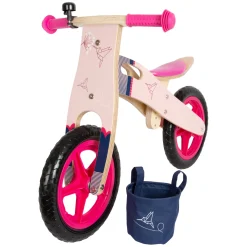 Small Foot - Houten Loopfiets Kolibrie Roze