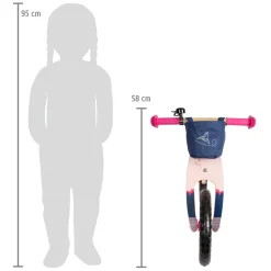 Small Foot - Houten Loopfiets Kolibrie Roze