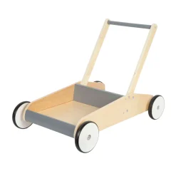 Small Foot - Houten Loopwagen Grijs