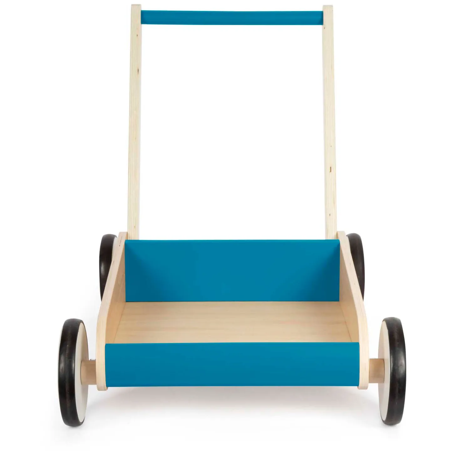 Small Foot - Houten Loopwagen Petrol Blauw
