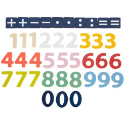 Small Foot - Houten Magnetische Cijfers Kleur. 37dlg.