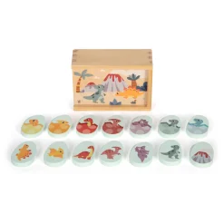 Small Foot - Houten Memospel Dino in Opbergdoos