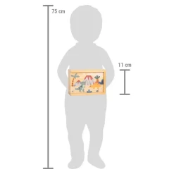 Small Foot - Houten Memospel Dino in Opbergdoos