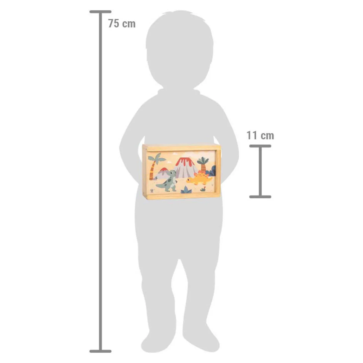 Small Foot - Houten Memospel Dino in Opbergdoos