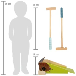 Small Foot - Houten Minigolfset Mol voor Kinderen
